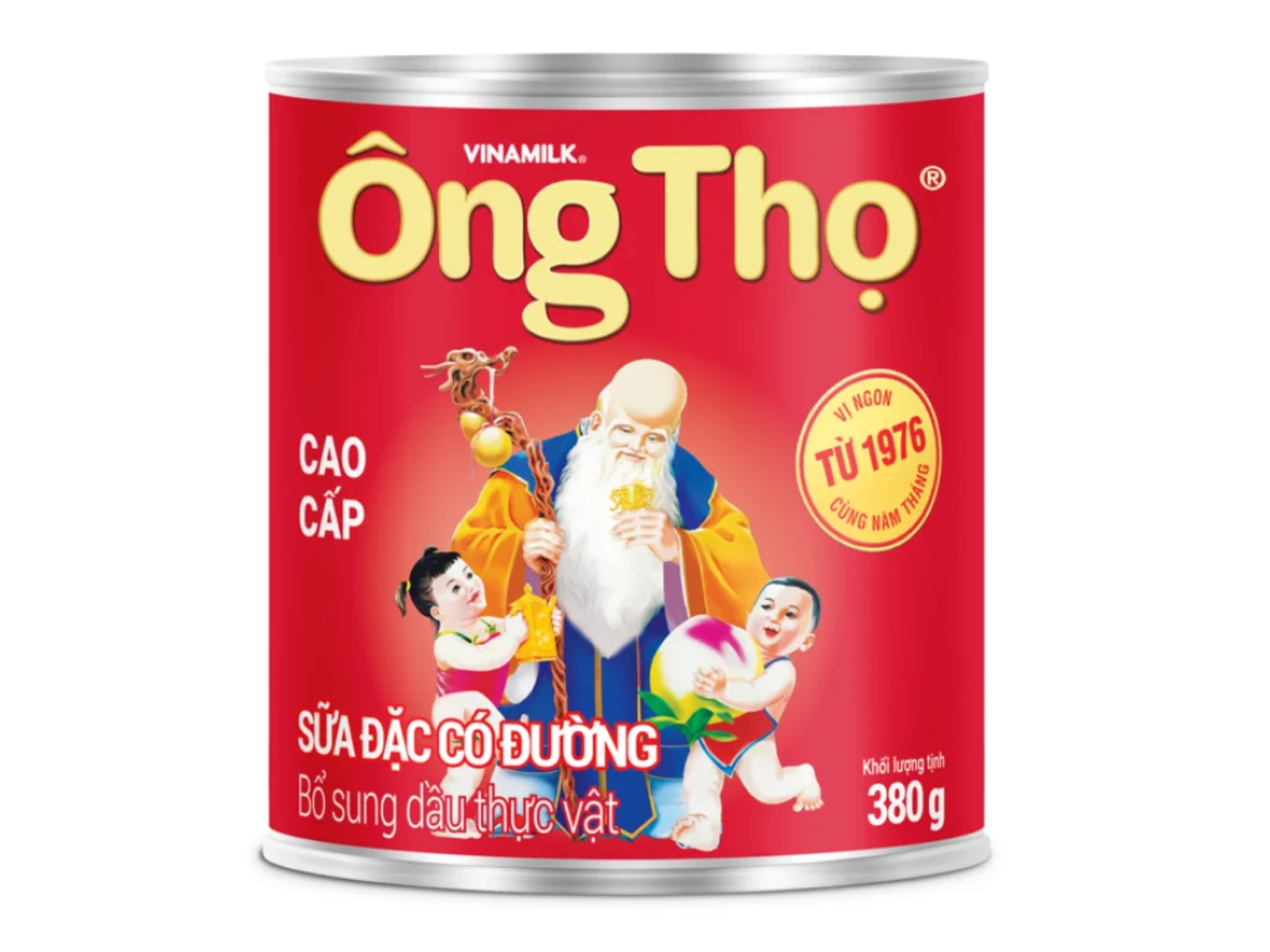 Sữa Đặc Có Đường Ông Thọ Đỏ Lon 380g