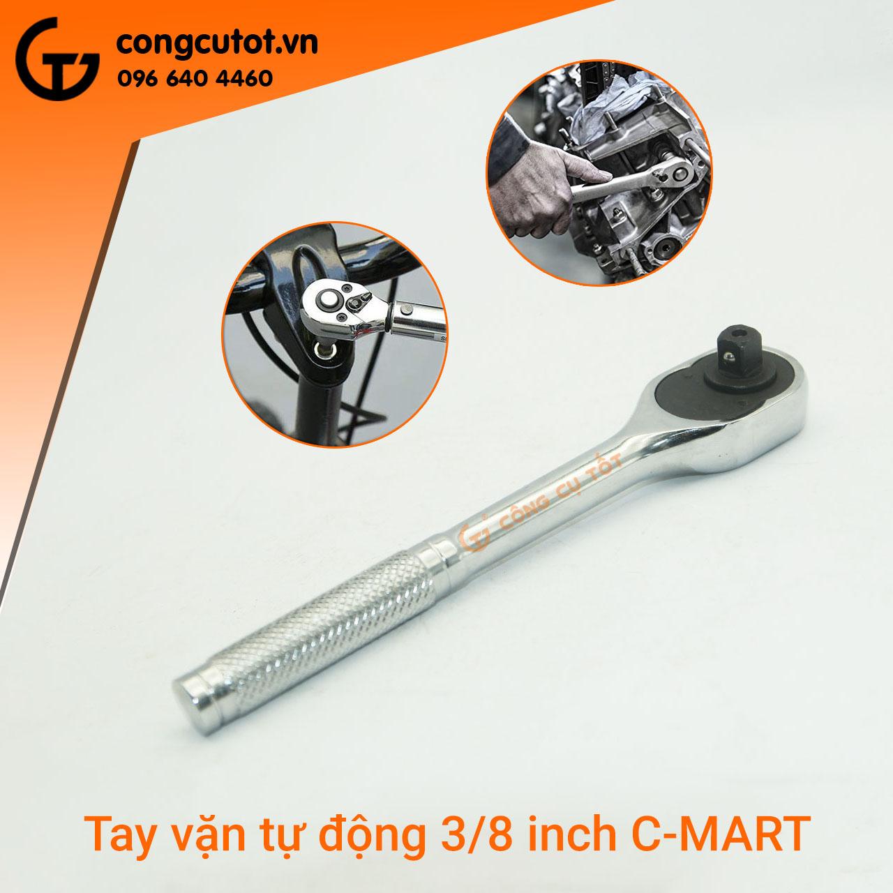 Tay vặn tự động 3/8" C-Mart F0281-3/8
