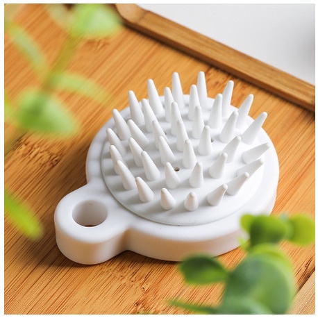 Comb shampoo silicon massage scalp, reduce hair loss