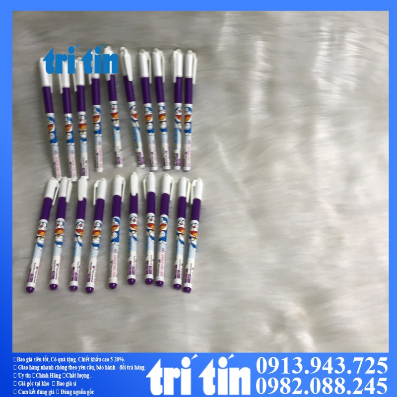 [HCM]BÚT MỤC TÍM DORAEMON NGÒI SẮT GEL-012/DO