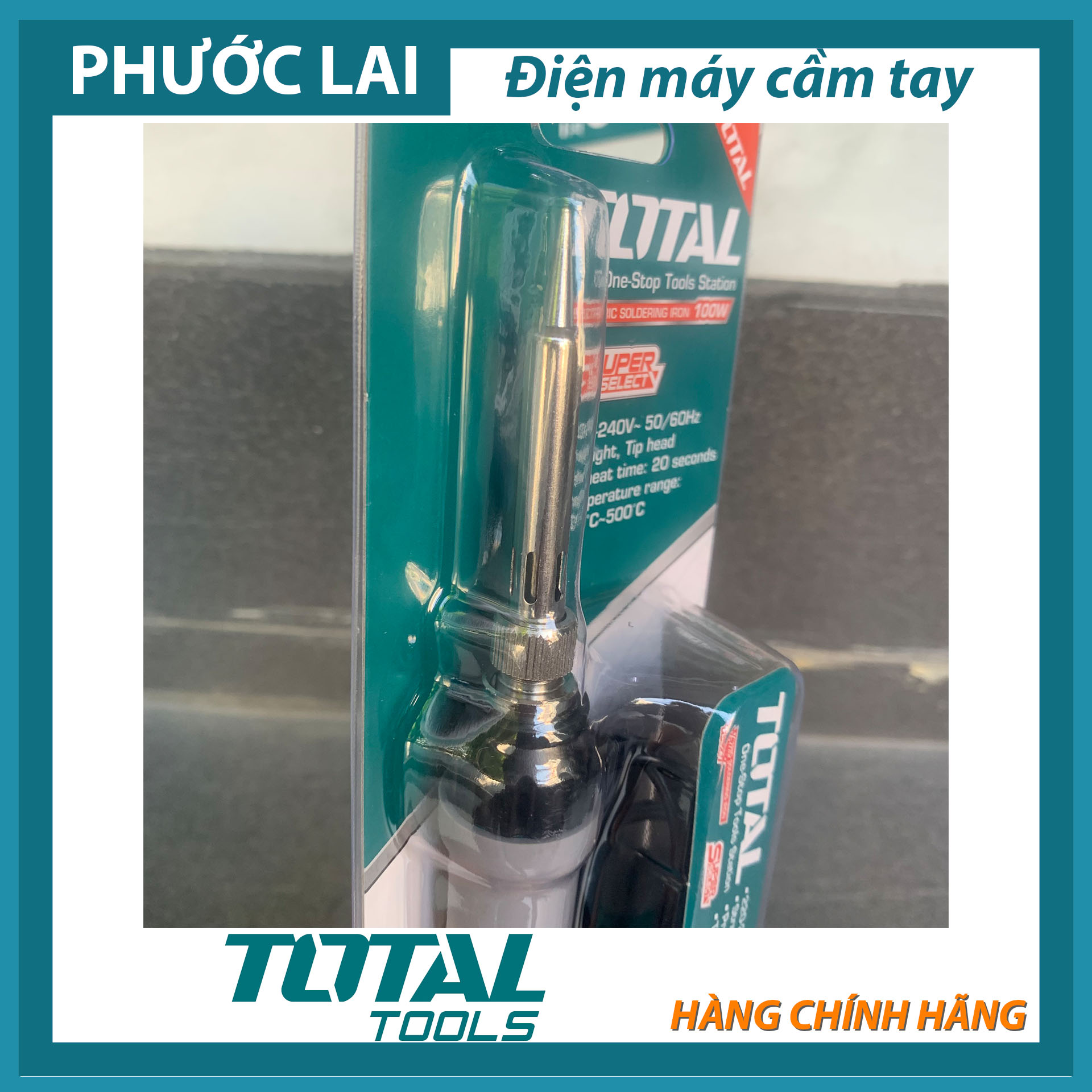Mỏ hàn chì 100W (Chính Hãng) TOTAL TET1100831