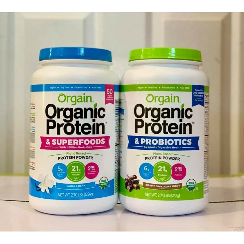 Bột Protein hữu cơ Orgain Organic Protein 1.2kg