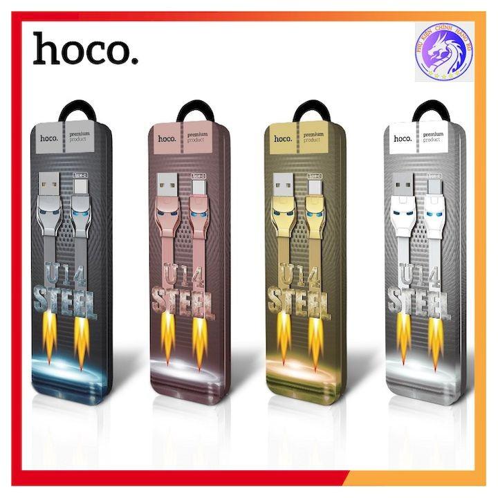 [HCM]Cáp Sạc Nhanh 2.4A hoco U14  Có Báo Đèn  DÀI 1M/2M