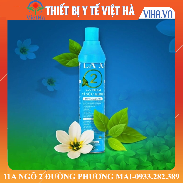 Bình Oxy Cầm Tay Lá Xanh cung cấp Oxy tinh khiết 98%