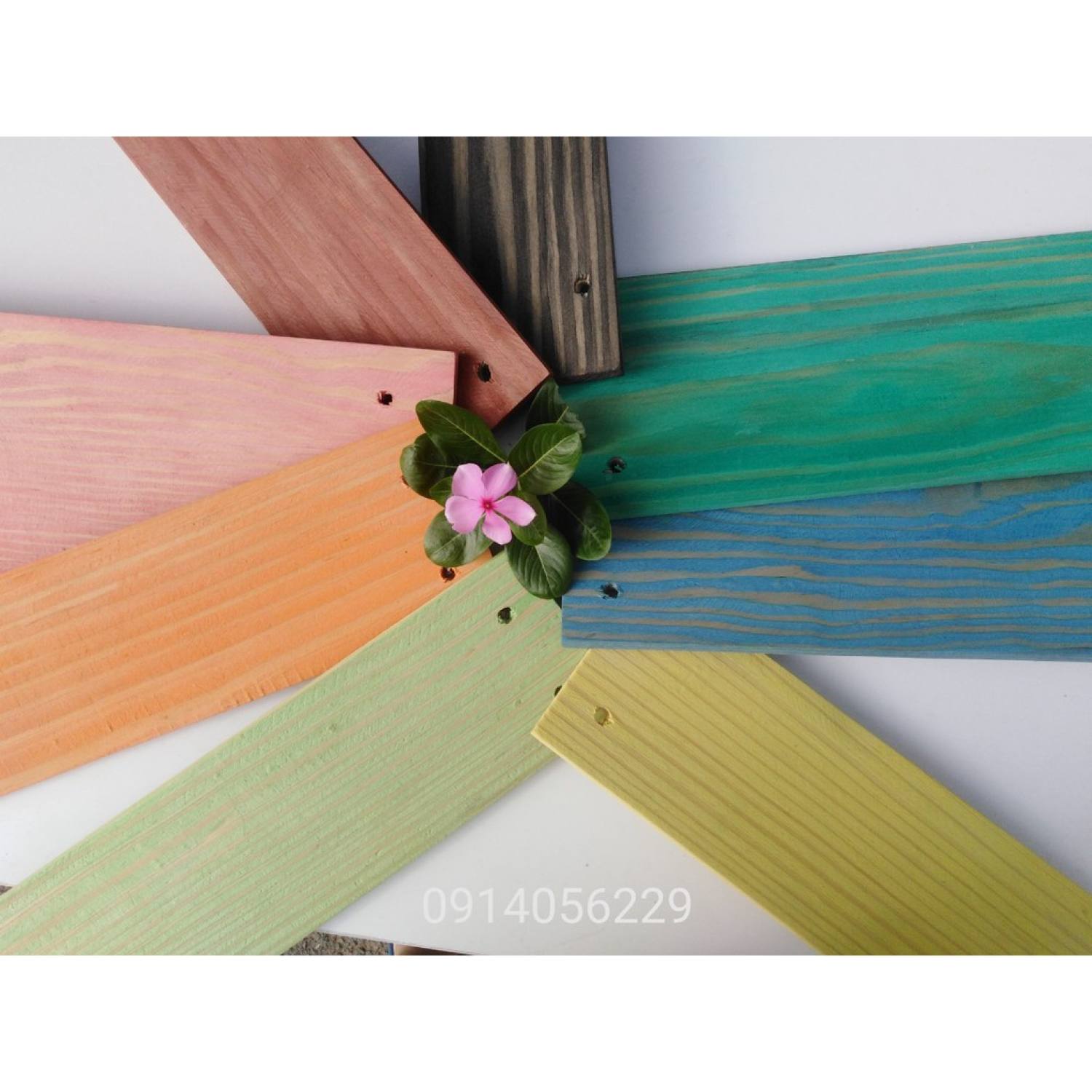 Kệ gỗ treo tường (Kệ treo dây thừng)