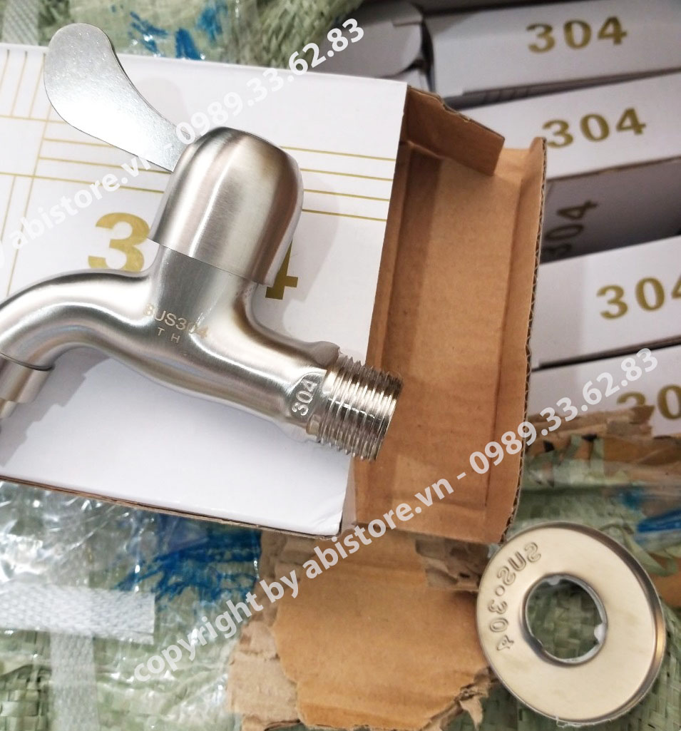 Vòi Nước Nhà Tắm Inox, Đồng, Vòi Vườn, Vòi Máy Giặt, Vòi xả SW, Avento, Taroma, Kona, Vòi Tay Gạt Phi 21, Phi 27