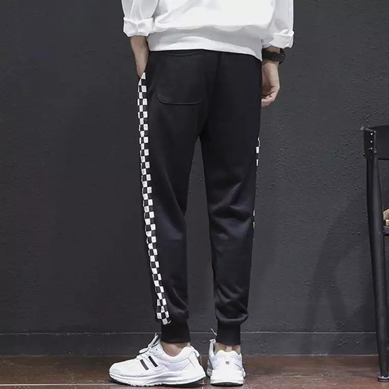 QUẦN JOGGER PHỐI SỌC CARO CỰC PHONG CÁCH PU2090