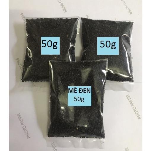 100Gr Mè Đen Hạt Chắc - Loại Nhất - Hàng Chính Hãng