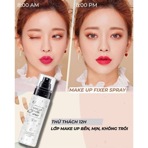 Xịt khóa lớp makeup Fixer Spray 100ml Hàn Quốc