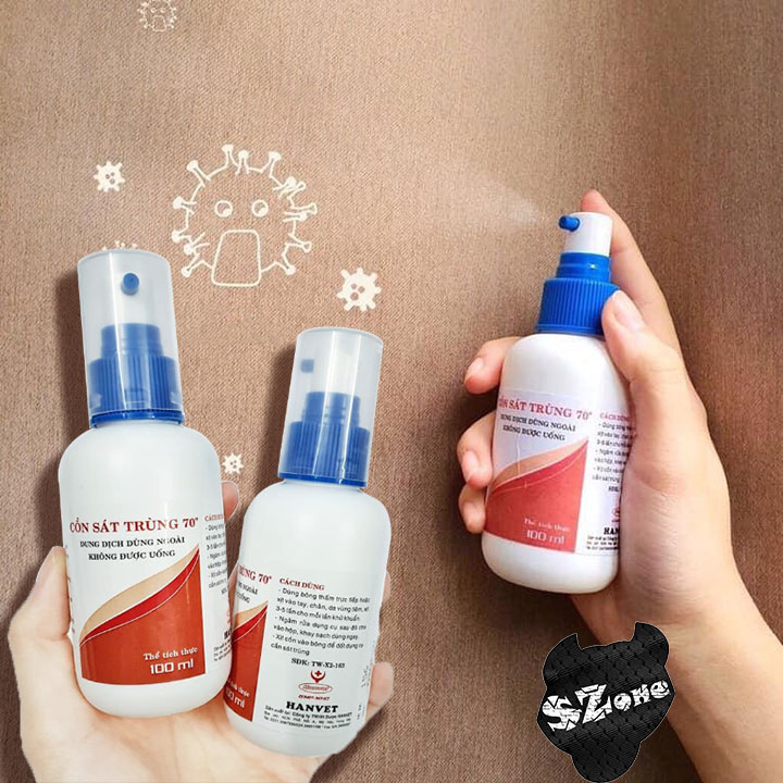 Xịt Rửa Tay Khô Sát Trùng Diệt Khuẩn Phòng Ngựa Bệnh Dịch Tiện Lợi 100 ml