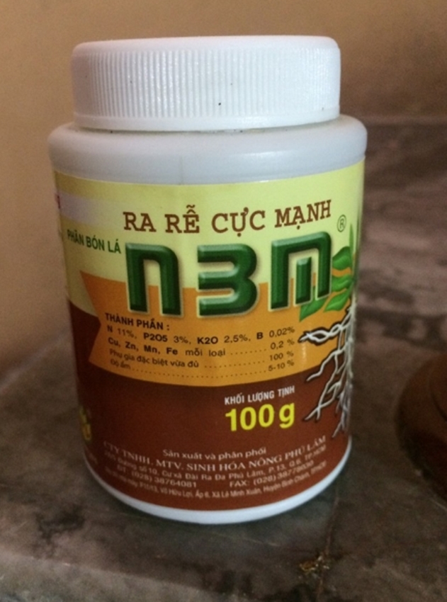 5 lọ kích rễ N3M 100g