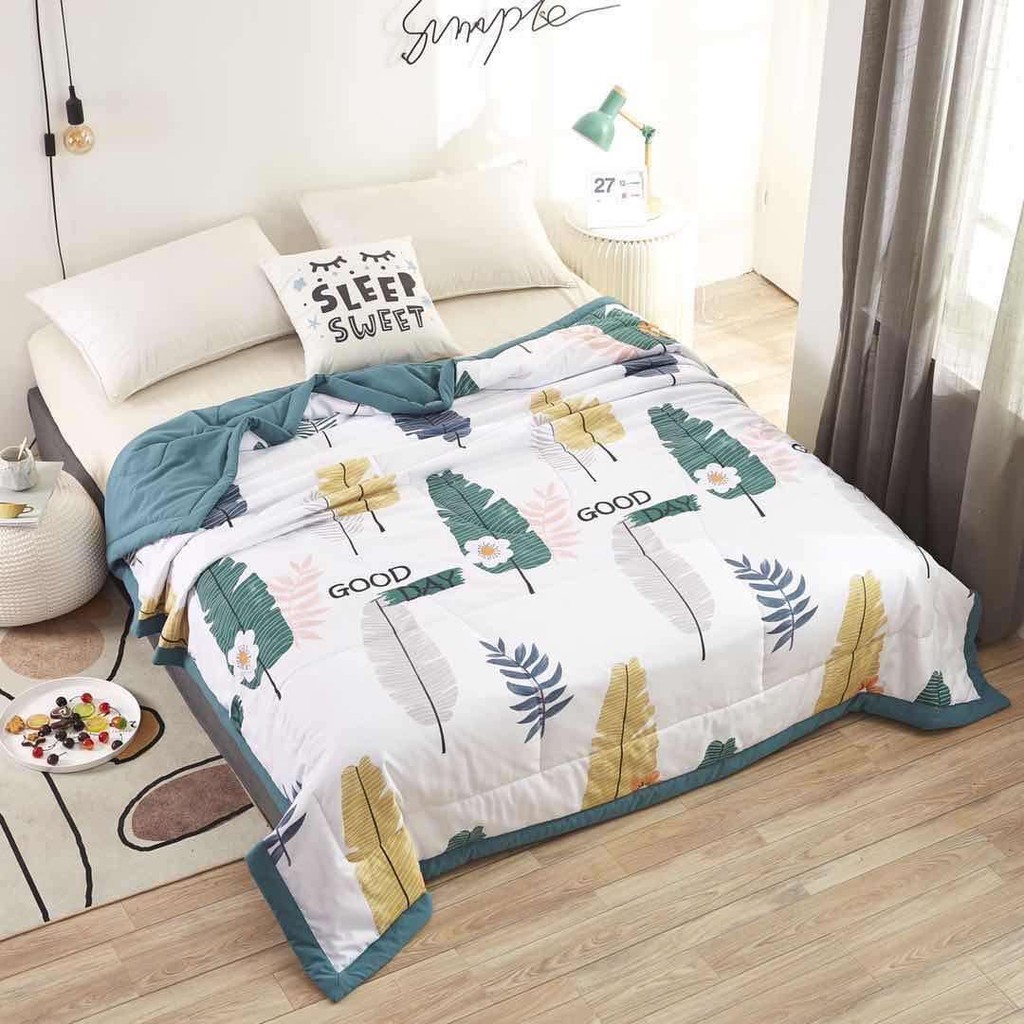 [HCM]Chăn Đũi Hè Thu ZARA Mẫu Mới / Chăn Xuất Hàn.Chăn Văn Phòng- Chất Liệu Cotton Nano Cực Kì Mát . Kích Thước 2m*2m3. Hàng Đẹp Chuẩn Cam Kết Loại 1