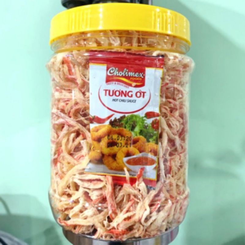 [ HOÀN TIỀN 10% ][HCM]500gr mực sợi hấp nước dừa