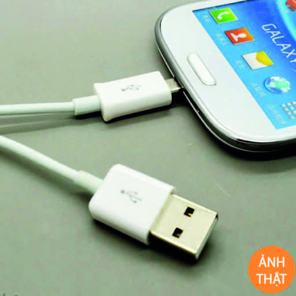 Cáp Sạc Nhanh Samsung Micro USB Dài 1,5M - Bảo Hành 12 tháng