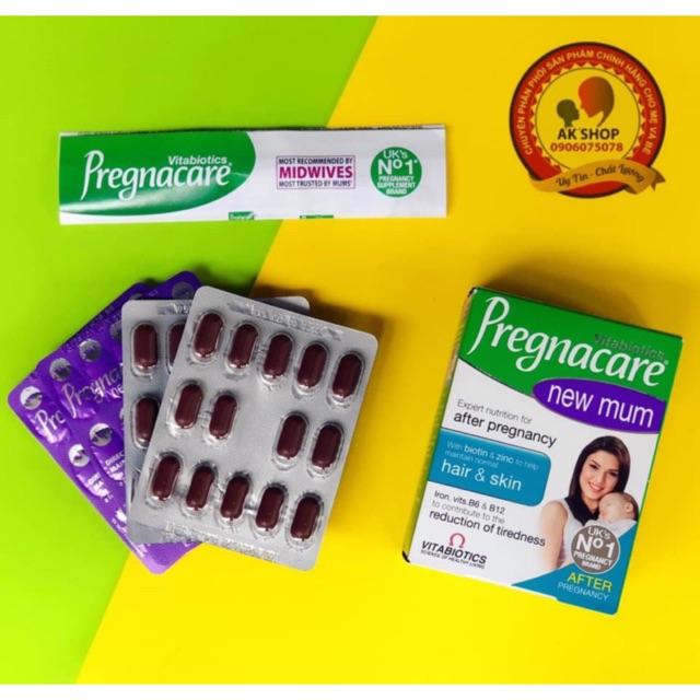 Vitamin Pregnacare New Mum Hàng Uk