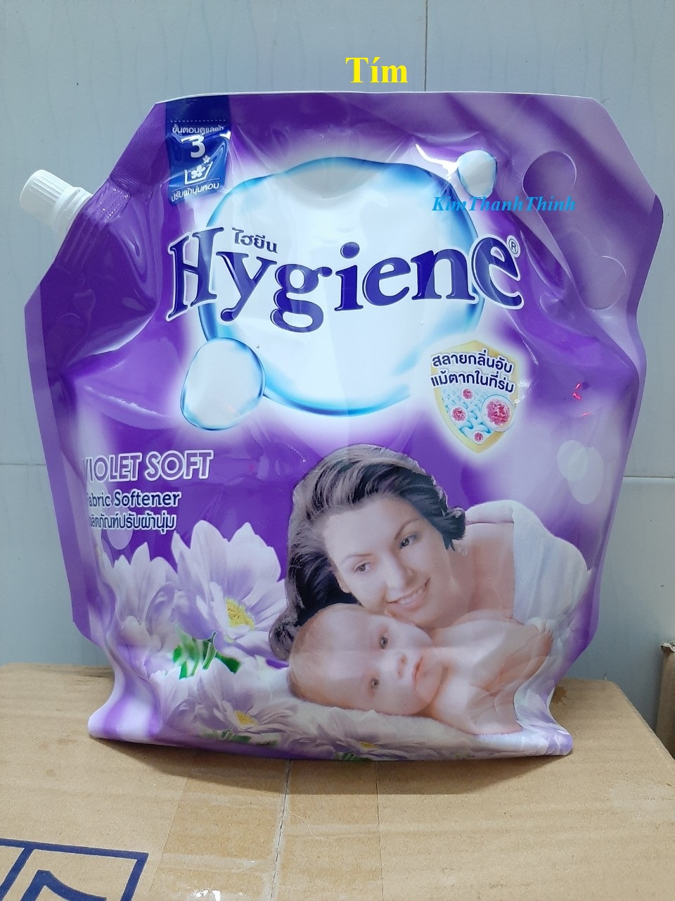(KTT) Nước xả mềm vải Thailand Hygiene 1800ml (1,8 Lít)