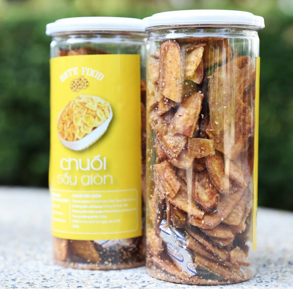Chuối Sấy Mè Gừng, Thơm Ngon Giòn Rụm
