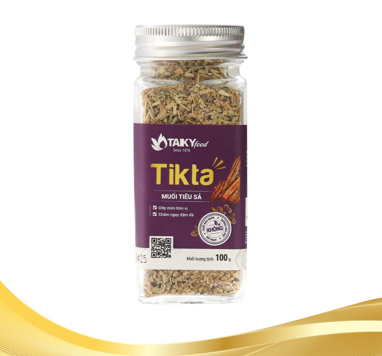 Hủ 100g Tikta Muối Chấm Thượng Hạng Tiêu Sả