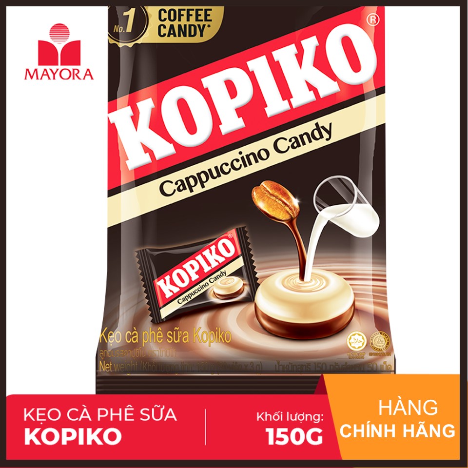 Kẹo Cà Phê Kopiko Cappuccino Gói 140G