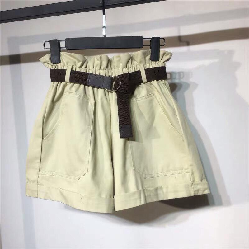 Quần Đùi Lưng Thun Phối Dây Đai Nịt Phong Cách TTSA0549