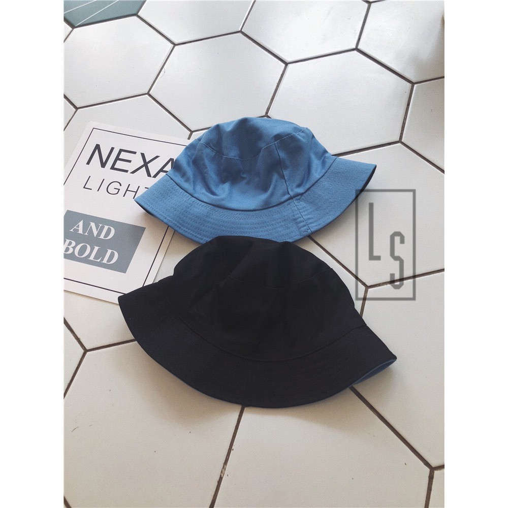 Mũ Nón Bucket trơn 2 mặt - SẴN HÀNG ẢNH THẬT