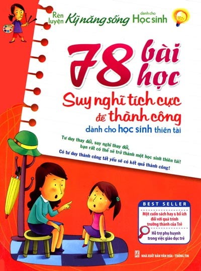 Sách 78 bài học suy nghĩ tích cực để thành công - mhbooks