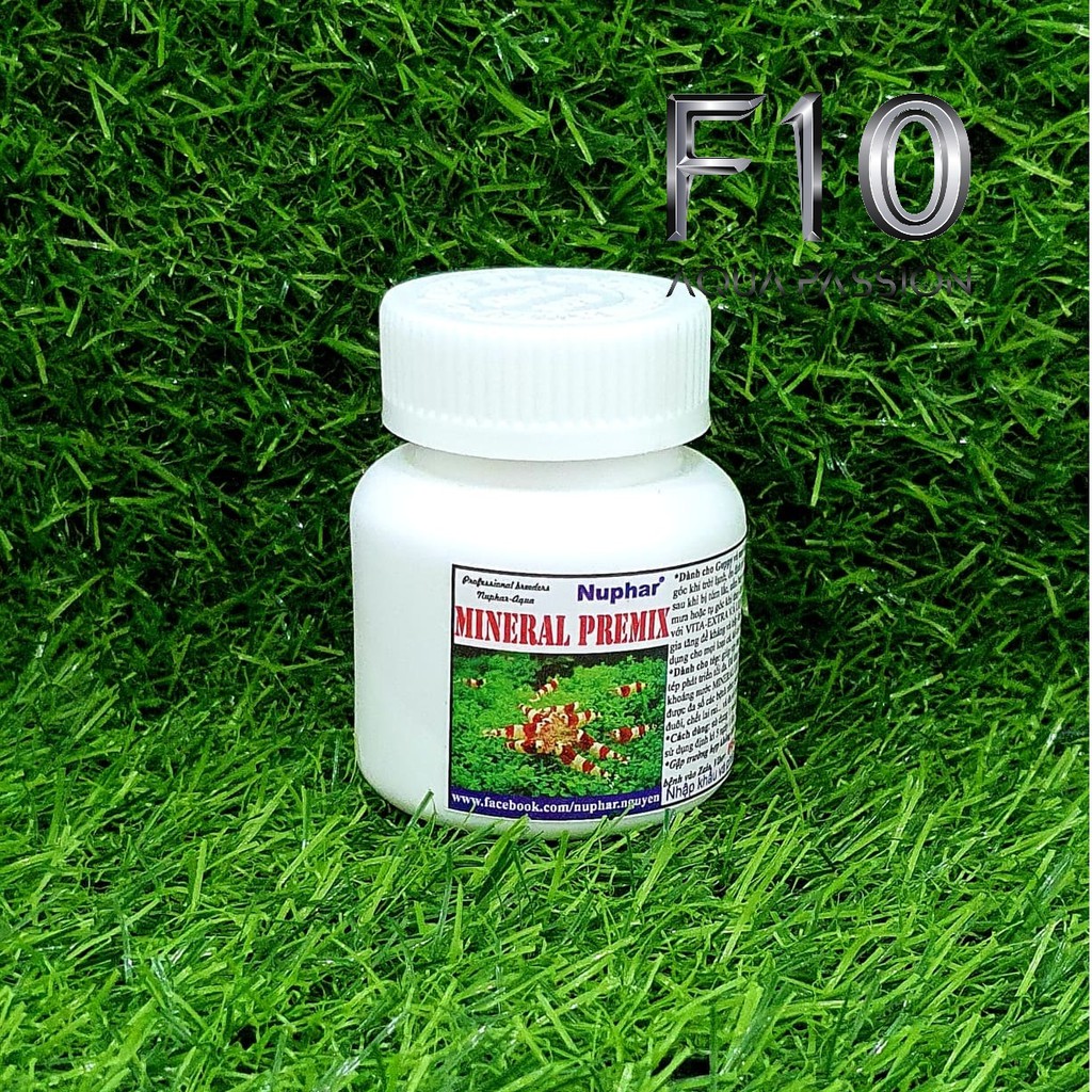 MINERAL PREMIX NUPHAR --- Khoáng chất tổng hợp giành cho cá tép cảnh