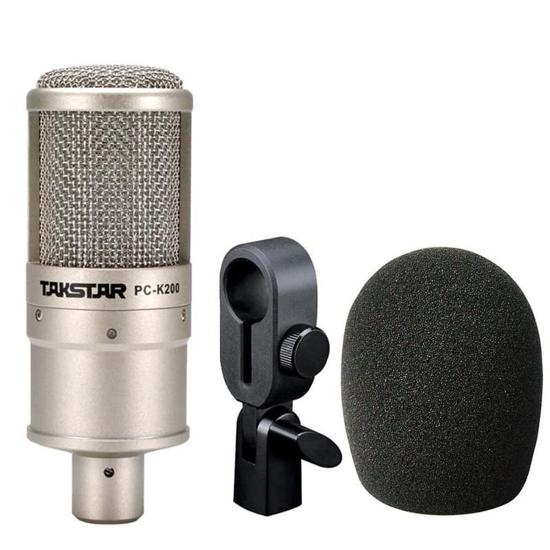 combo bộ mic takstar pc k200 và nguồn phantom 48v
