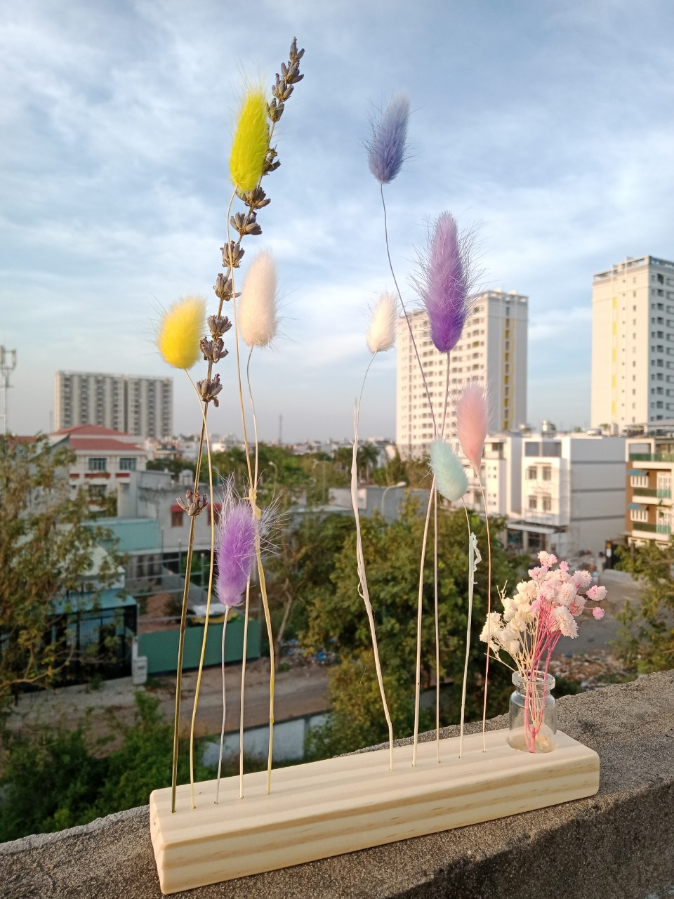 hoa khô - set hoa khô tươi tắn