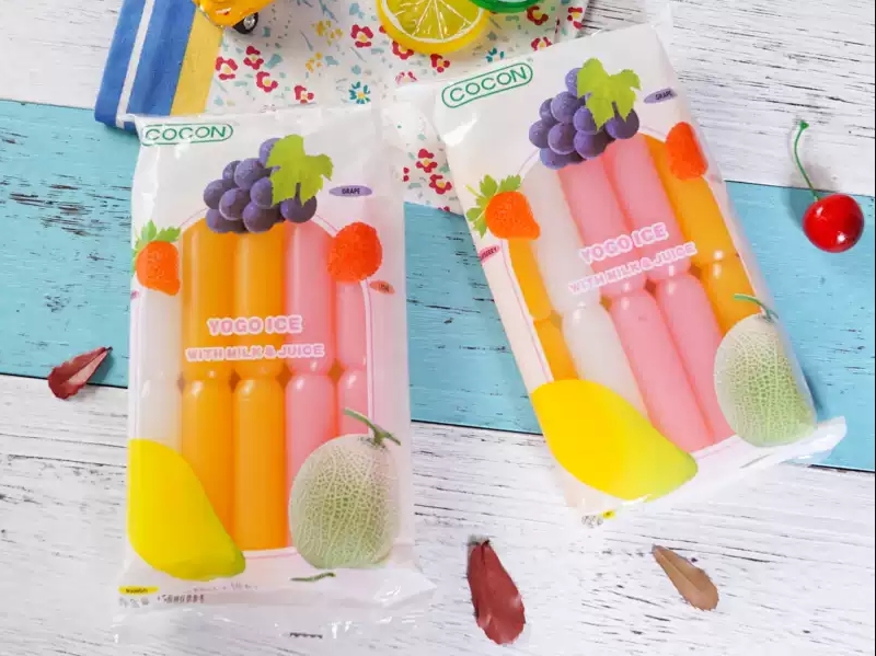 Combo 5 Gói Kem Đá Trái Cây Cocon (450ml x 5gói)