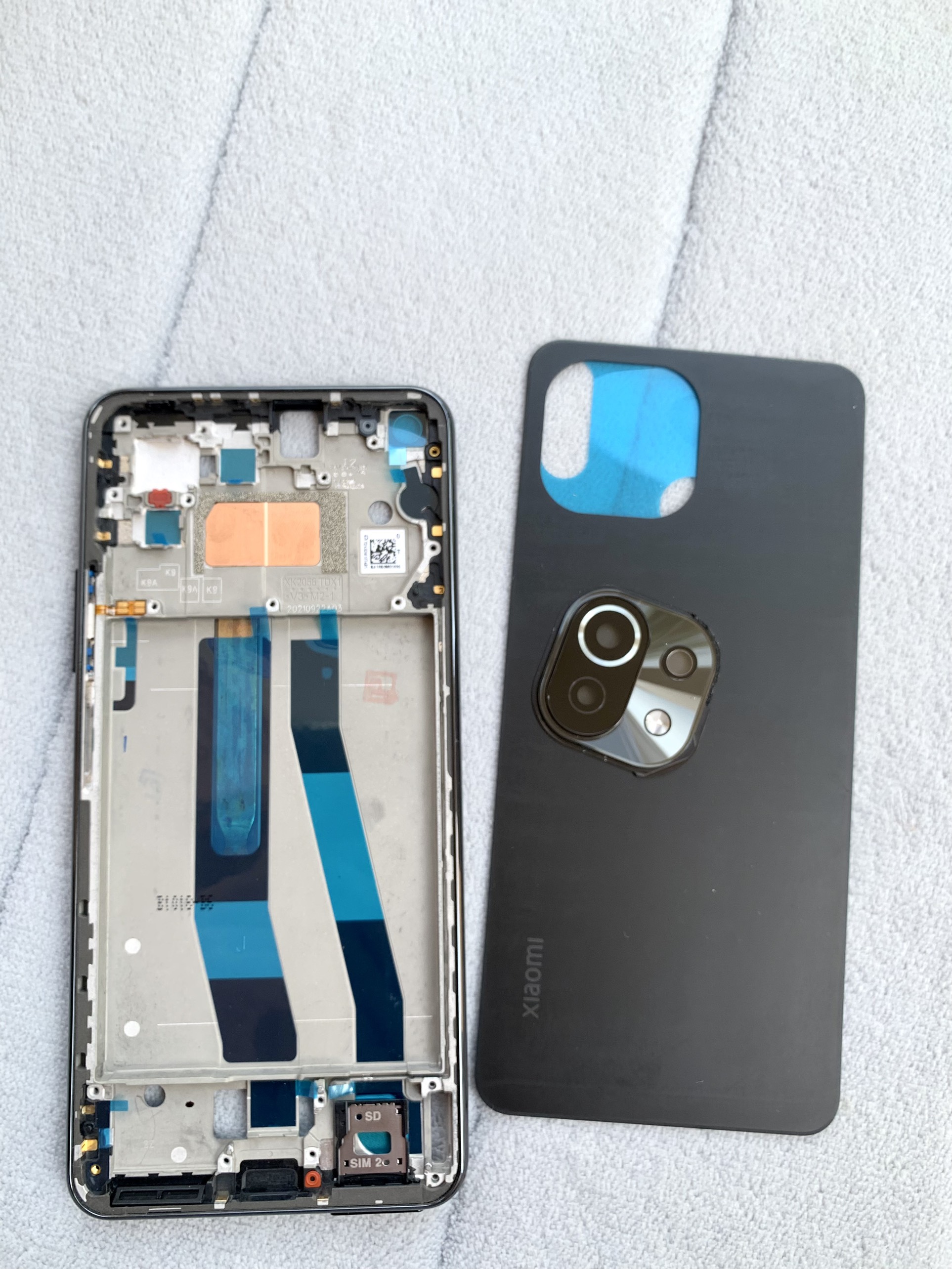 Bộ vỏ xiaomi mi 11 lite mới