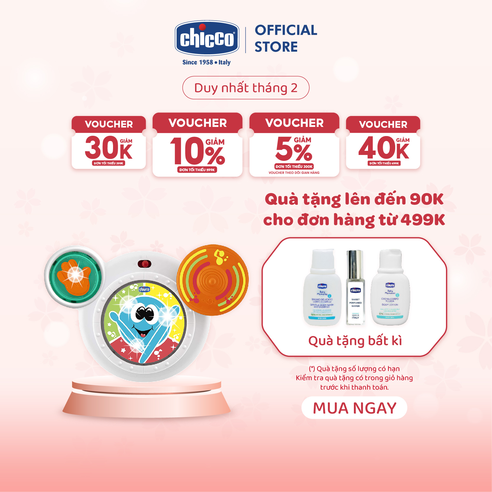 Ban nhạc trống điện tử vui nhộn Chicco