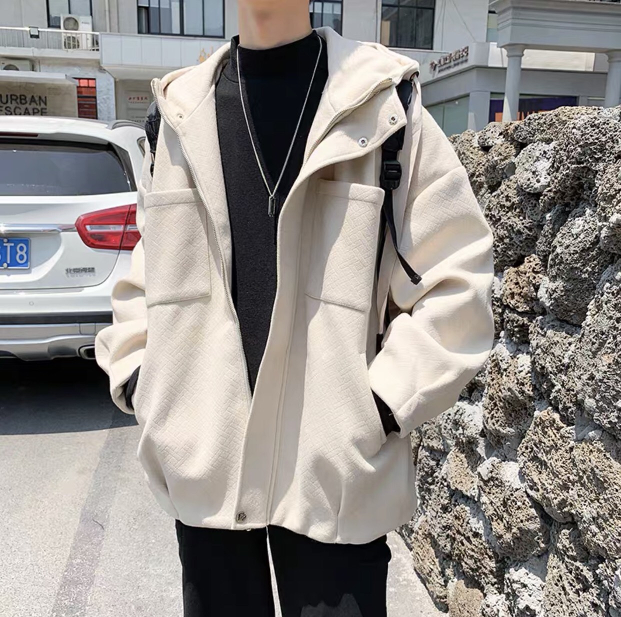 Áo Khoác Hoodie Nam Túi Hộp Phong Cách Thời Trang Thu Đông mới Nhất