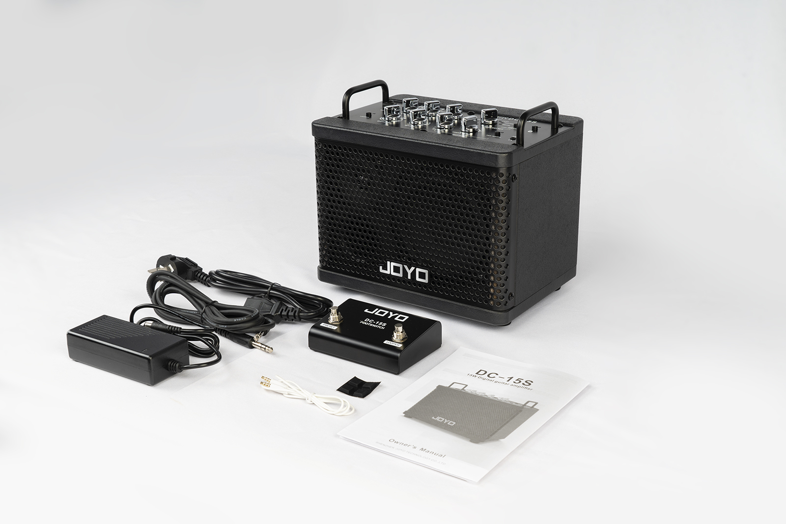 Original Joyo dc-15s-Joyo DC 15s electric guitar amplifier speaker with battery, Bluetooth-digital rechargeable Bluetooth guitar amp