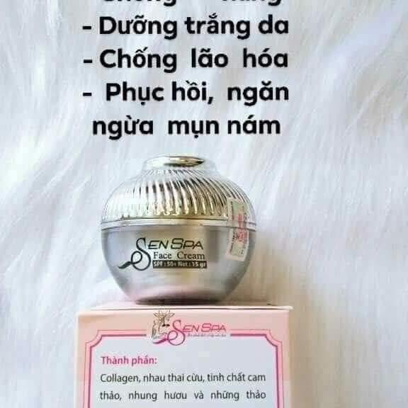 kem face collagen sen spa