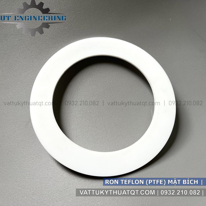 Gioăng/Ron Teflon - PTFE Chịu Nhiệt Lắp Cho Mặt Bích