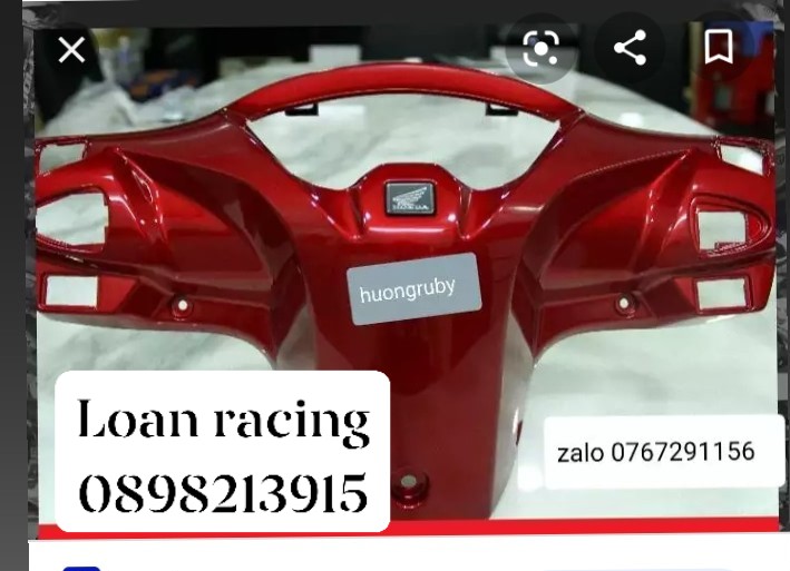 Bộ cô xe Vision đoi mới màu đỏ, đo đô , đen , xanh , bạc hàng zin chính hãng Honda