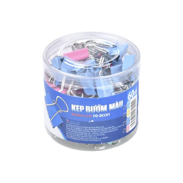 Kẹp bướm màu Flexoffice 15mm FO-DCC01
