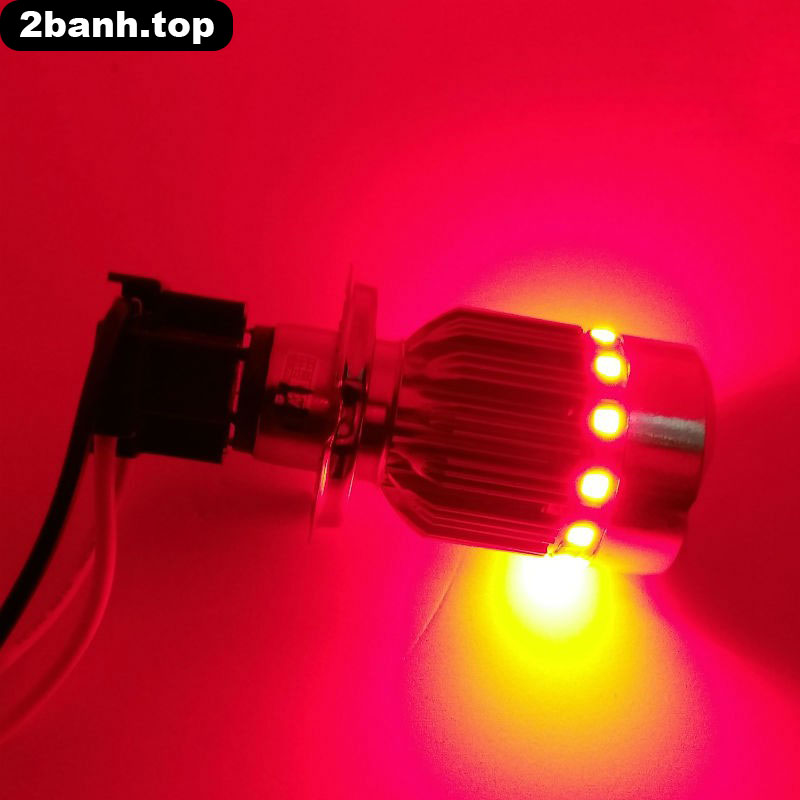 Đèn pha chân H4 viền 7 màu led