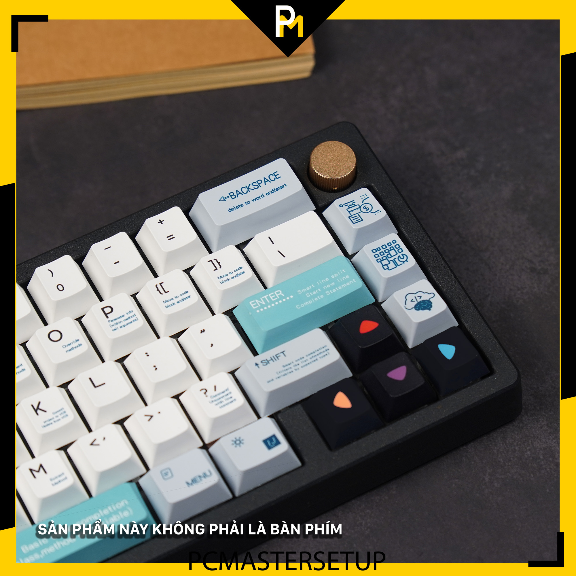 Keycap pbt Code 404 nhựa PBT dày 1.4mm chiều cao cherry profile Fullbox