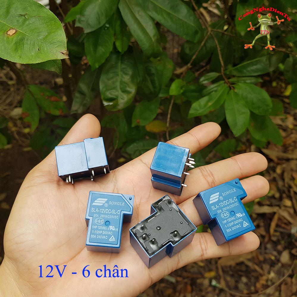 Combo 5 Relay 12V   6 chân 30A