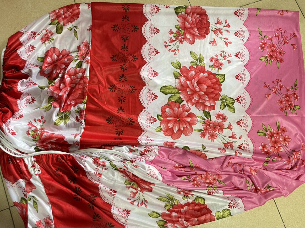 Drap Nệm Thun Jersey - Cho nệm cao 20cm (Màu sắc giao ngẫu nhiên)