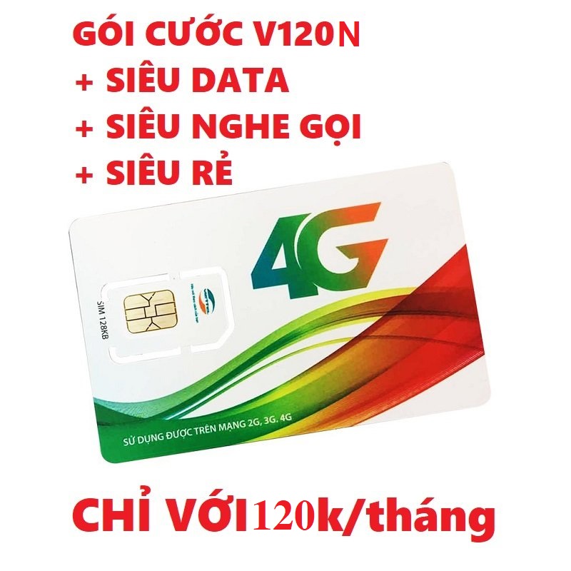 FREESHIP - CHƯA KÍCH HOẠT. Sim Viettel V120N