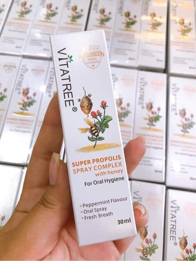 XỊT HỌNG KEO ONG VITATREE ( Hàng Úc đi air)