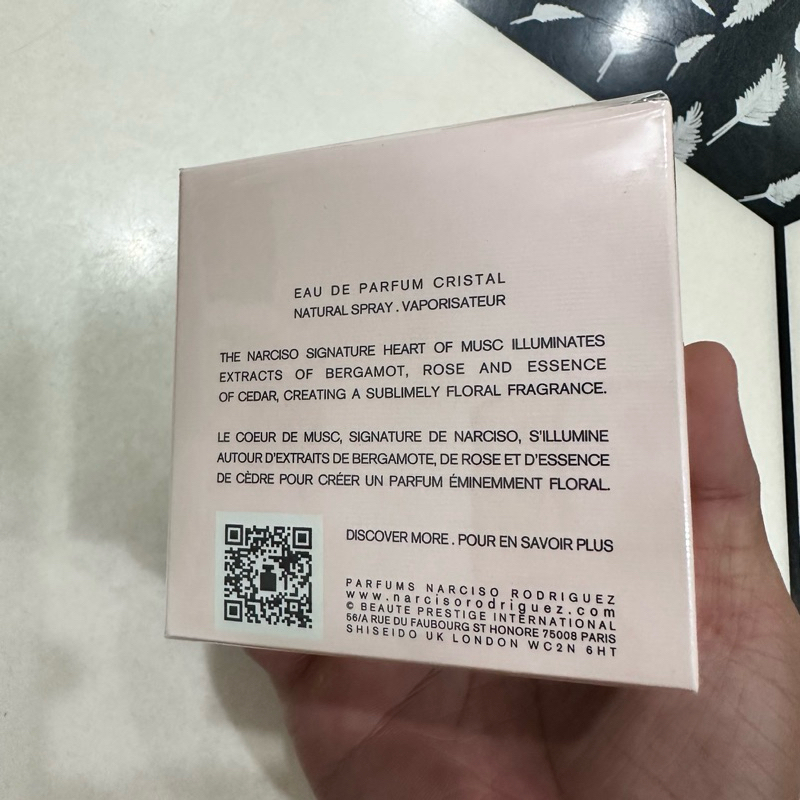 Nước hoa nữ Narciso Cristal EDP 50ml full seal