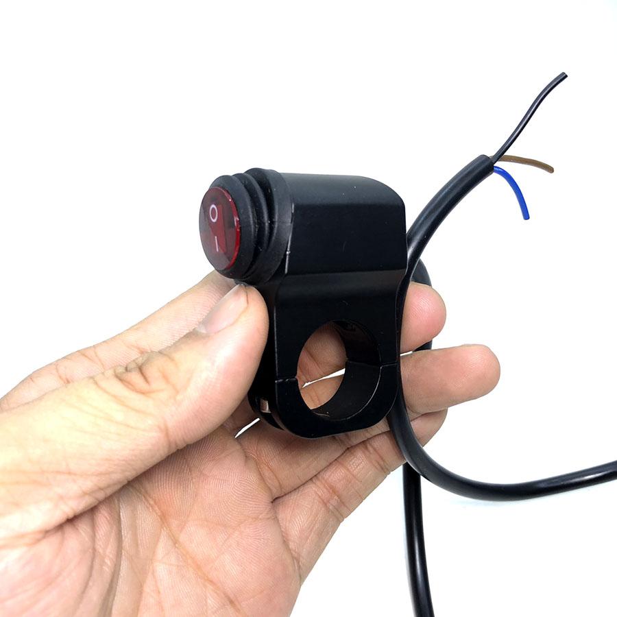 [HCM]Công Tắc ON OFF Gắn Ghi Đông Có Đèn Mã Q6