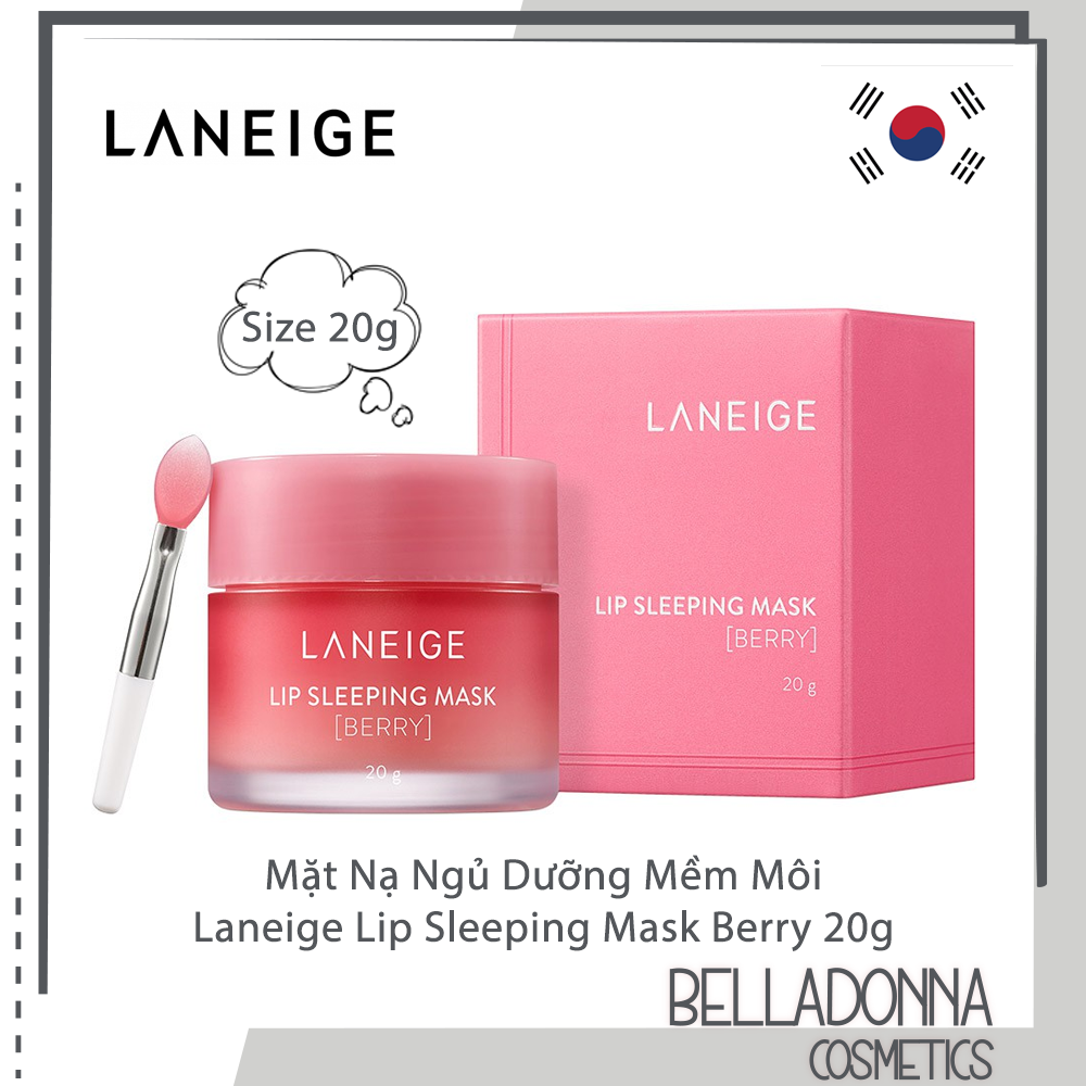 [3g - 20g] Mặt Nạ Ngủ Dưỡng Cực Mềm Môi Laneige Lip Sleeping Mask Berry