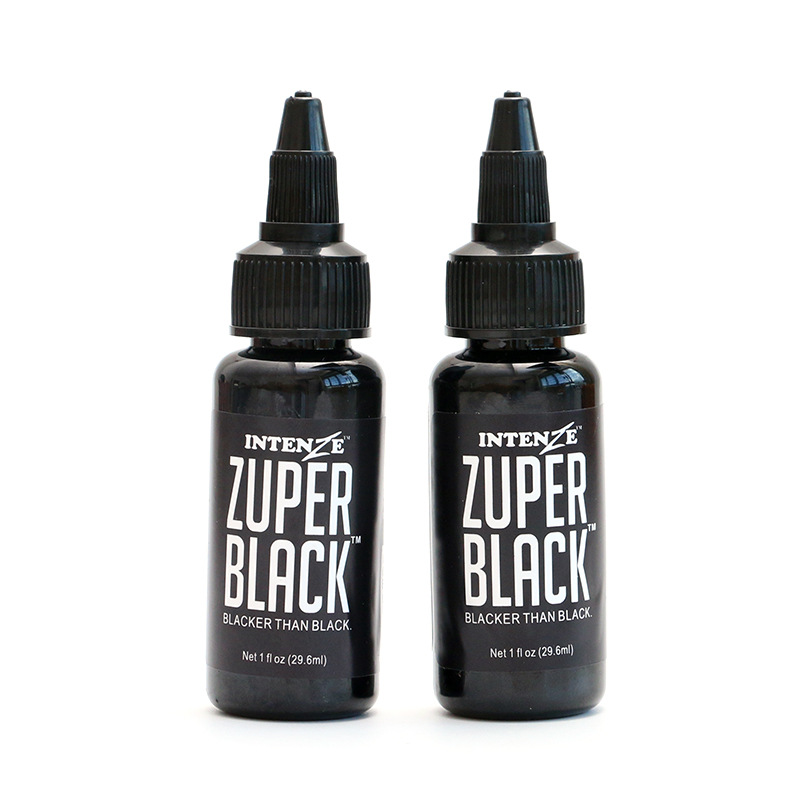 Mực xăm Đen Trung cấp Intenze Zuper Black 30ml / 1oz