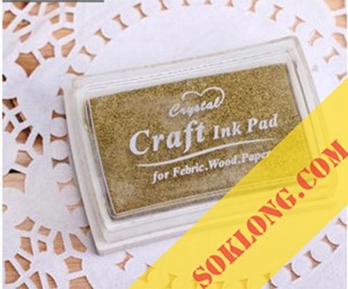 Hộp mực con dấu nhiều màu sắc tươi tắn không phai D05 -vpp Tue Minh