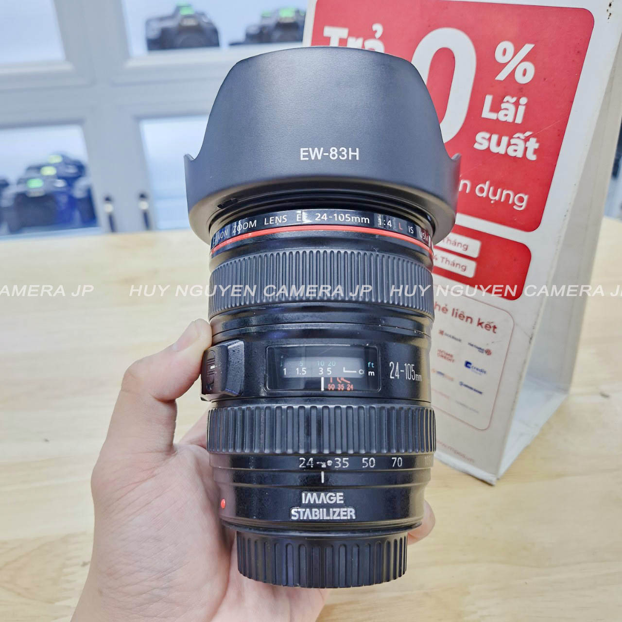 Ống kính canon 24 105 f4 l is usm. ống kính đa dụng góc rộng cho máy ảnh canon dslr . vừa chụp chân dung vừa chụp cảnh.